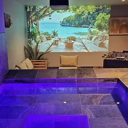 Villa Lion - Spa Prive, Climatisation, Sauna, Borne D'Arcade, Babyfoot Villa Ittenheim